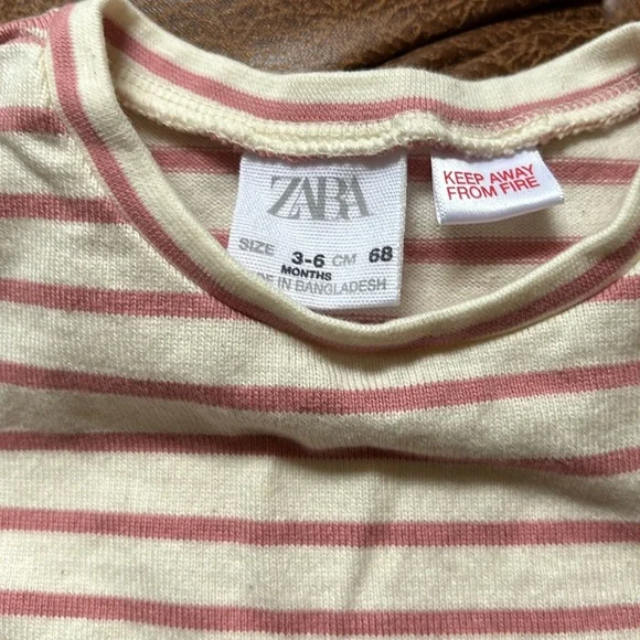 Like new - never worn - Zara striped shirt - Picture 5 of 5
